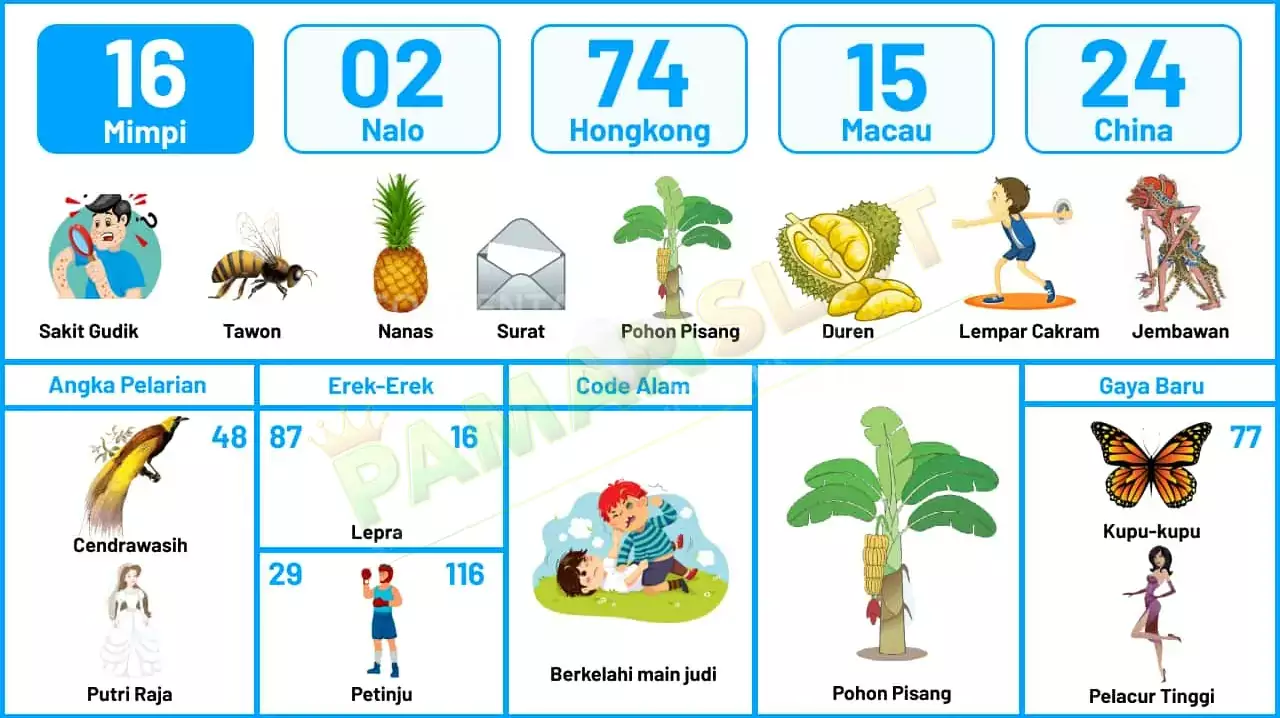 buku mimpi erek erek togel 16